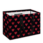 Pixel Heart Pattern Print Utility Tote Bag