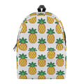 Pixel Pineapple Pattern Print School Backpack
