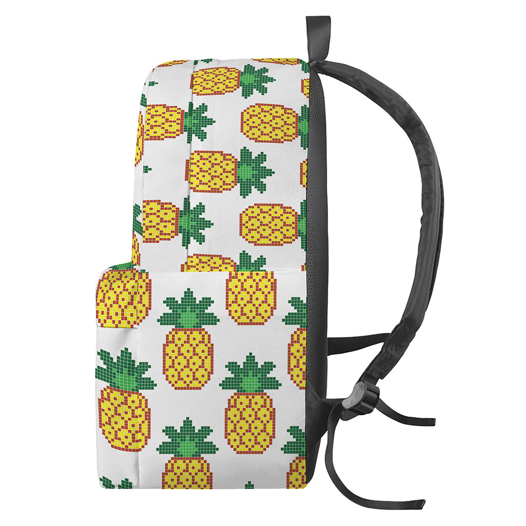 Pixel Pineapple Pattern Print Backpack