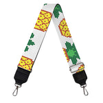 Pixel Pineapple Pattern Print Bag Strap