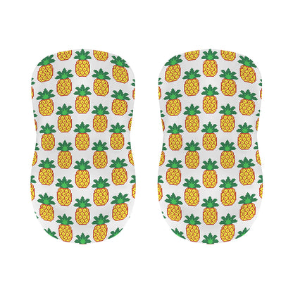 Pixel Pineapple Pattern Print Bar Stool Covers