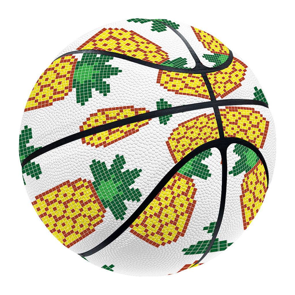 Pixel Pineapple Pattern Print Basketball