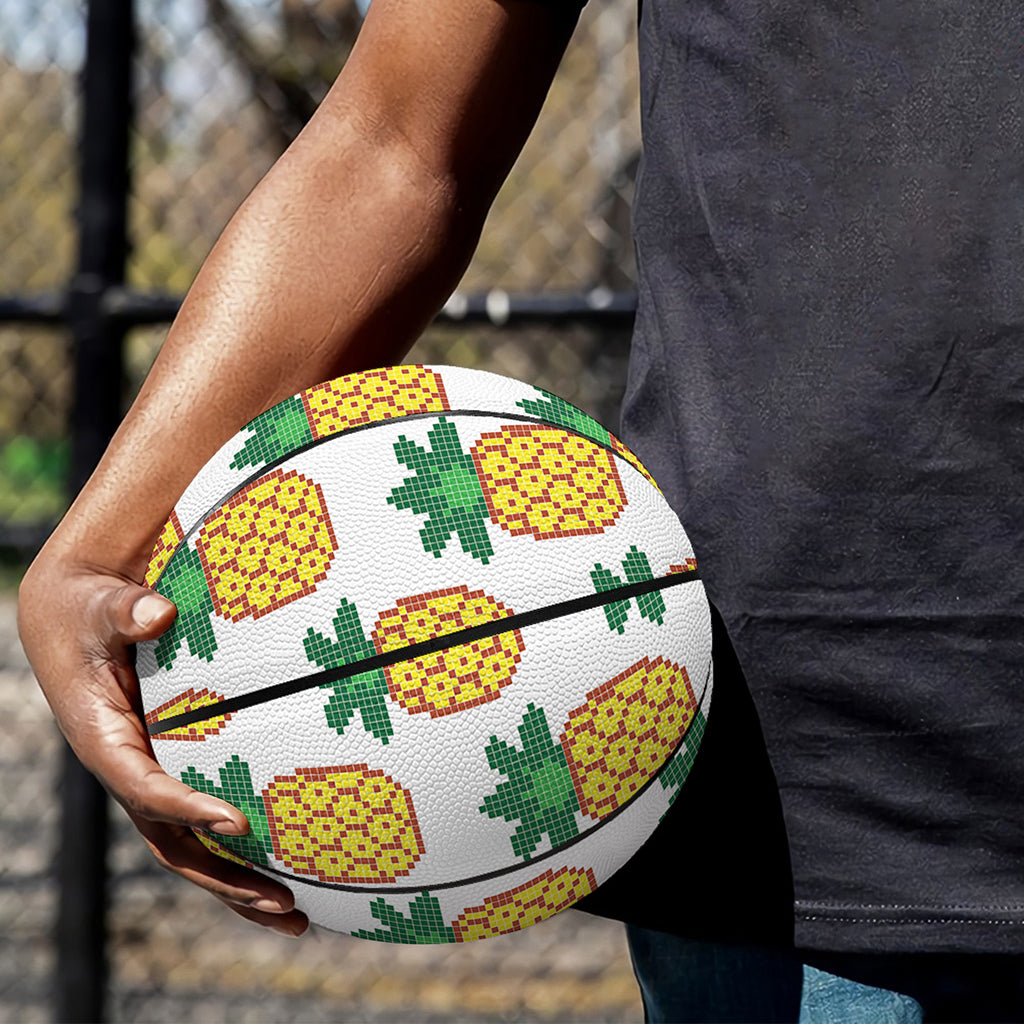 Pixel Pineapple Pattern Print Basketball