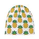 Pixel Pineapple Pattern Print Beanie