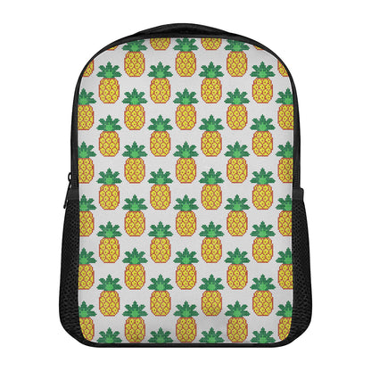 Pixel Pineapple Pattern Print Casual Backpack