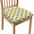 Pixel Pineapple Pattern Print Chair Cushion Cover