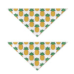 Pixel Pineapple Pattern Print Dog Bandana