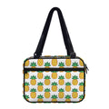 Pixel Pineapple Pattern Print Double Strap Bible Bag