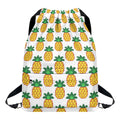 Pixel Pineapple Pattern Print Drawstring Backpack