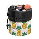 Pixel Pineapple Pattern Print Drawstring Makeup Bag