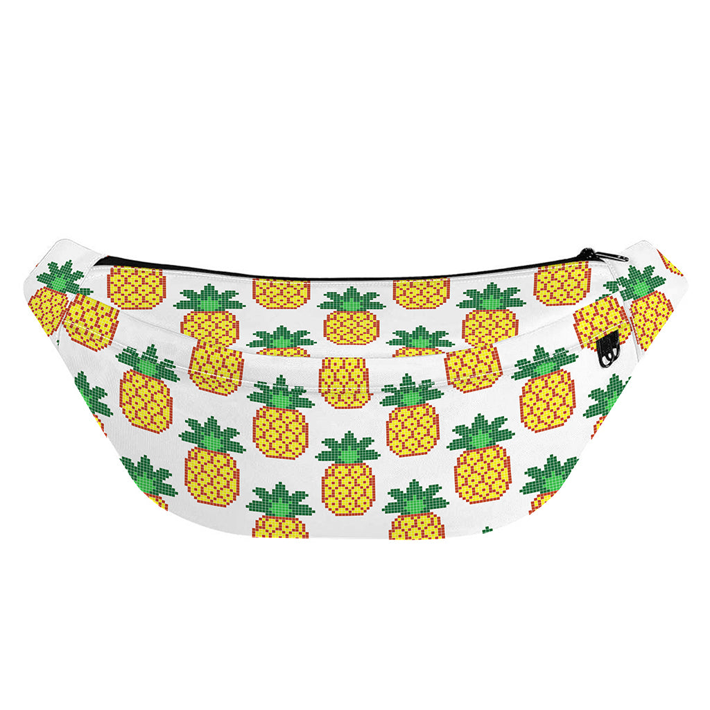Pixel Pineapple Pattern Print Fanny Pack