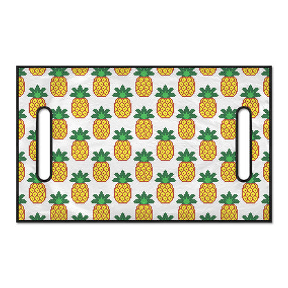 Pixel Pineapple Pattern Print Golf Cart Seat Cover