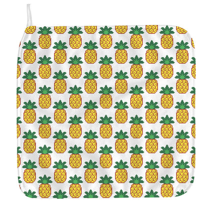 Pixel Pineapple Pattern Print Hand Towel