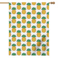 Pixel Pineapple Pattern Print House Flag
