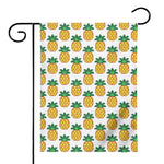 Pixel Pineapple Pattern Print House Flag