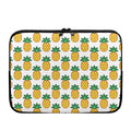 Pixel Pineapple Pattern Print Laptop Sleeve