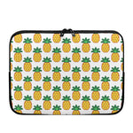 Pixel Pineapple Pattern Print Laptop Sleeve