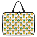 Pixel Pineapple Pattern Print Laptop Sleeve With Handle