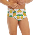 Pixel Pineapple Pattern Print Men's Briefs
