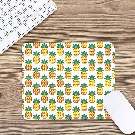 Pixel Pineapple Pattern Print Mouse Pad