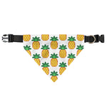 Pixel Pineapple Pattern Print Over The Collar Dog Bandana