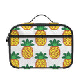Pixel Pineapple Pattern Print Portable Lunch Bag