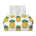 Pixel Pineapple Pattern Print Rectangle Tissue Box Cover