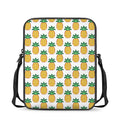 Pixel Pineapple Pattern Print Rectangular Crossbody Bag