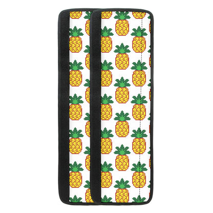 Pixel Pineapple Pattern Print Refrigerator Handle Covers