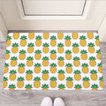Pixel Pineapple Pattern Print Rubber Doormat