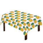 Pixel Pineapple Pattern Print Tablecloth