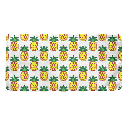 Pixel Pineapple Pattern Print Towel