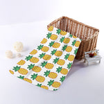 Pixel Pineapple Pattern Print Towel