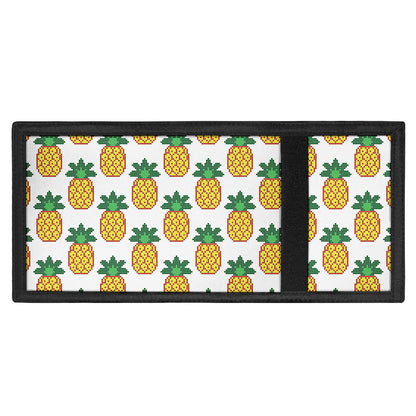 Pixel Pineapple Pattern Print Trifold Wallet