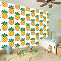 Pixel Pineapple Pattern Print Wall Sticker