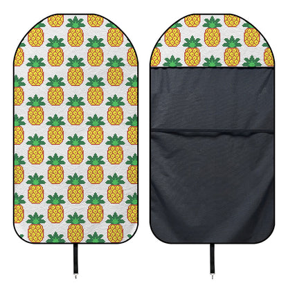 Pixel Pineapple Pattern Print Waterproof Car Seat Cover