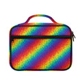 Pixel Rainbow Pattern Print Briefcase Bible Bag