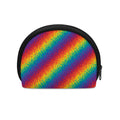 Pixel Rainbow Pattern Print Coin Purse