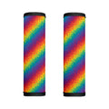 Pixel Rainbow Pattern Print Handle Covers