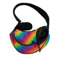 Pixel Rainbow Pattern Print Pet Sling Carrier
