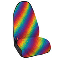 Pixel Rainbow Pattern Print Waterproof Car Seat Cover