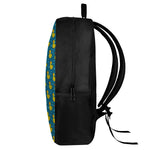 Pixel Rubber Duck Pattern Print 17 Inch Backpack