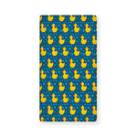Pixel Rubber Duck Pattern Print Baby Crib Sheet