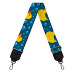 Pixel Rubber Duck Pattern Print Bag Strap