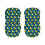 Pixel Rubber Duck Pattern Print Bar Stool Covers