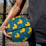 Pixel Rubber Duck Pattern Print Basketball