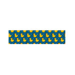 Pixel Rubber Duck Pattern Print Bed Runner