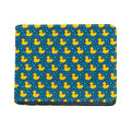 Pixel Rubber Duck Pattern Print Bifold Wallet
