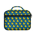 Pixel Rubber Duck Pattern Print Briefcase Bible Bag
