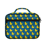 Pixel Rubber Duck Pattern Print Briefcase Bible Bag